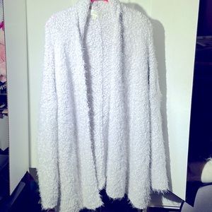 Reborn J Long Soft long Cardigan Duster sweater  Open in front. Size L